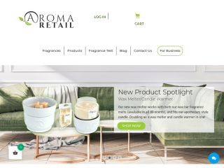 aromaretail.com screenshot