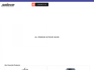 arriveoutdoors.com screenshot