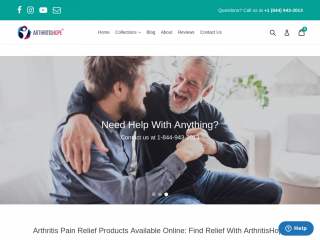 arthritishope.org screenshot