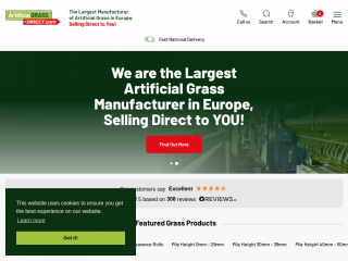 artificialgrass-direct.com screenshot