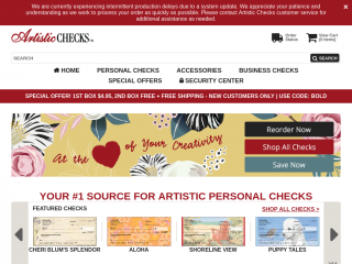 artisticchecks.com screenshot