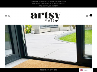 artsymats.com screenshot