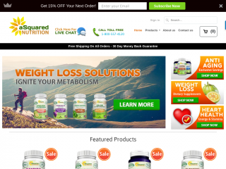 asquarednutrition.com screenshot