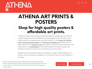 athenaart.com screenshot