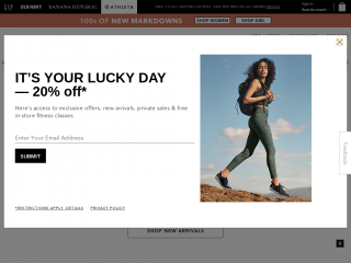 athleta.gap.com screenshot