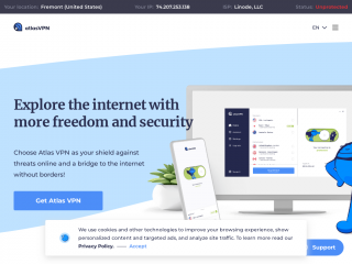atlasvpn.com screenshot