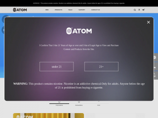 atomvapes.com screenshot