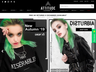 attitudeclothing.co.uk screenshot