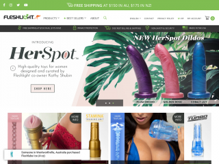 au.fleshlight.com screenshot