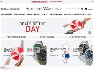 authenticwatches.com screenshot