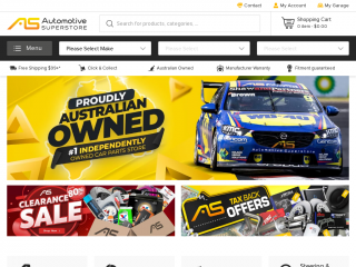 automotivesuperstore.com.au screenshot