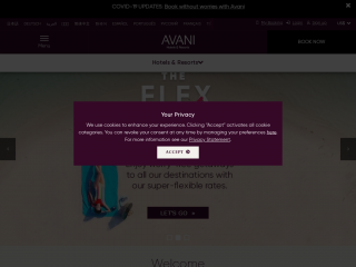 avanihotels.com screenshot