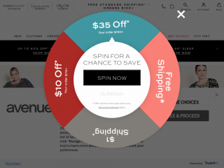 avenue.com screenshot