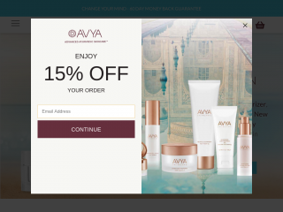 avyaskincare.com screenshot