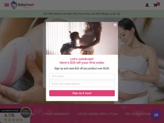 babyheart.com.au screenshot