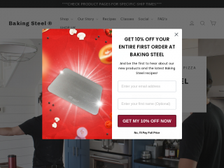 bakingsteel.com screenshot