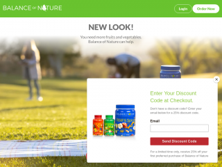 balanceofnature.com screenshot