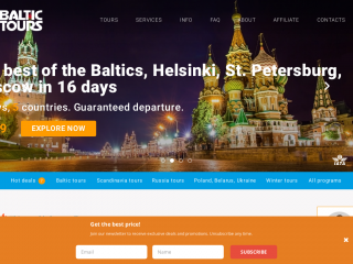 baltictours.com screenshot