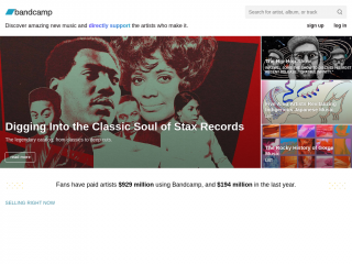 bandcamp.com screenshot