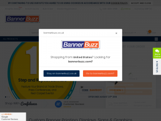 bannerbuzz.co.uk screenshot