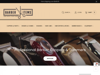 barberitems.com screenshot