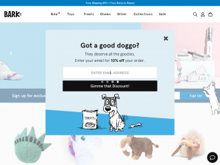 barkshop.com screenshot