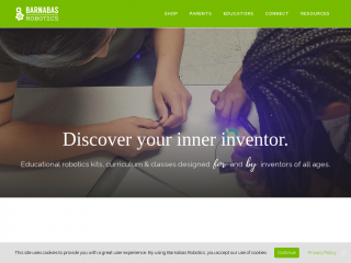 barnabasrobotics.com screenshot