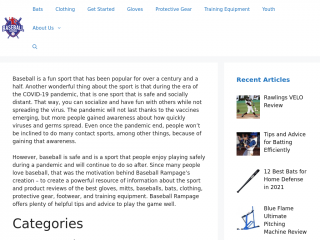 baseballrampage.com screenshot
