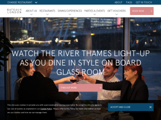 bateauxlondon.com screenshot