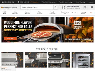 bbqgalore.com screenshot