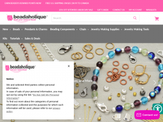 beadaholique.com screenshot