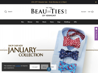 beautiesltd.com screenshot