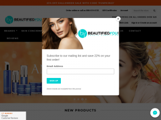 beautifiedyou.com screenshot