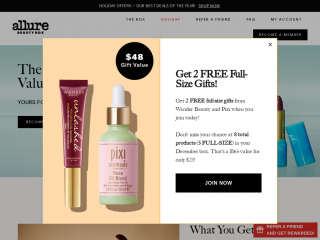 beautybox.allure.com screenshot