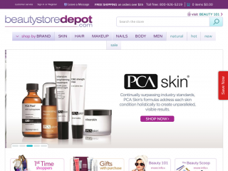 beautystoredepot.com screenshot