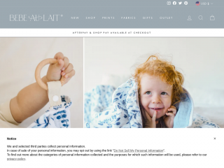 bebeaulait.com screenshot