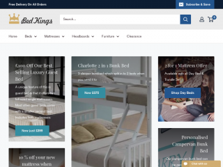 bedkings.co.uk screenshot
