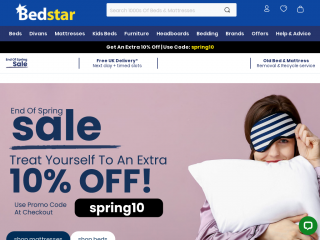 bedstar.co.uk screenshot