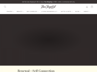 beeinspiredgoods.com screenshot