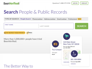 beenverified.com screenshot