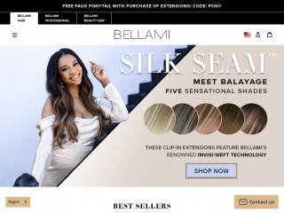 bellamihair.com screenshot