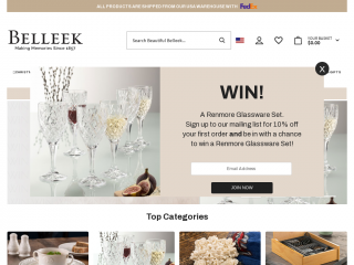 belleek.com screenshot