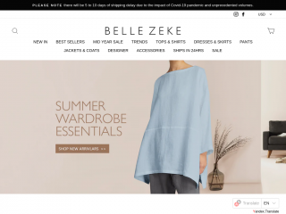 bellezeke.com screenshot