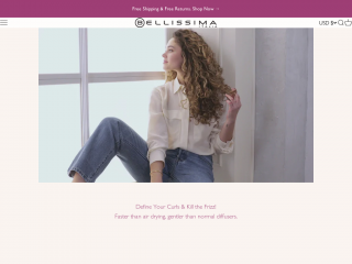 bellissimahairtools.com screenshot