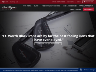 benhogangolf.com screenshot