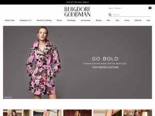 bergdorfgoodman.com screenshot