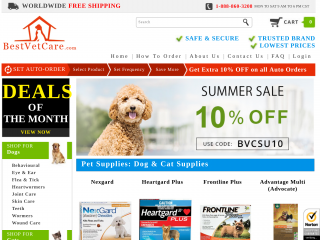 bestvetcare.com screenshot