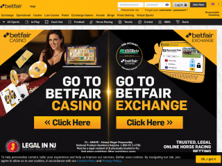 betfair.com screenshot