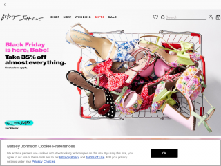 betseyjohnson.com screenshot