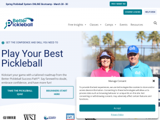 betterpickleball.com screenshot